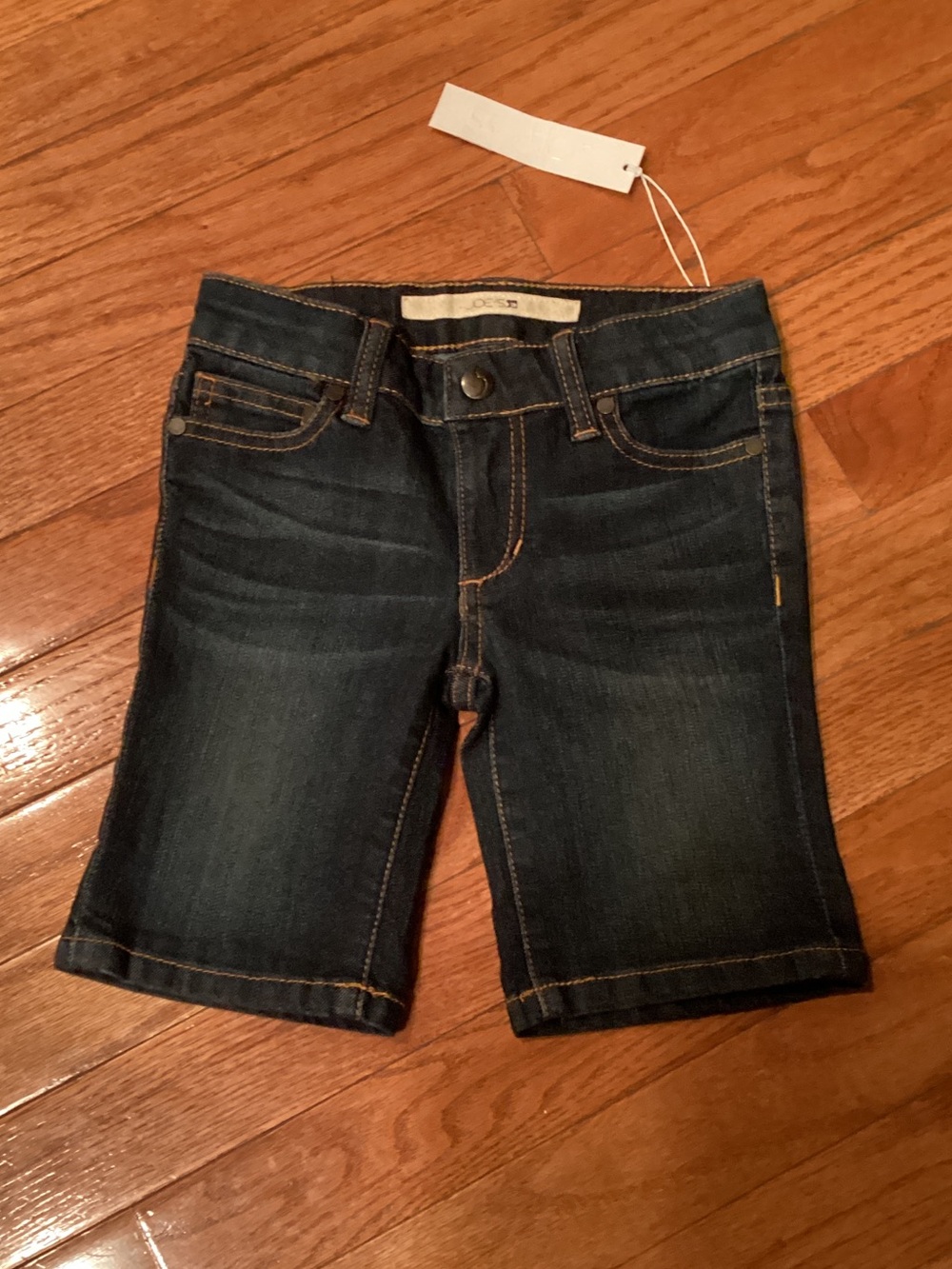 Joe's Jeans Girls Dark Indigo Denim Bermuda Shorts